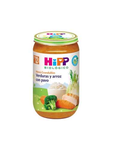 Tarrito de verduras con pavo Bio +12M 220g Hipp